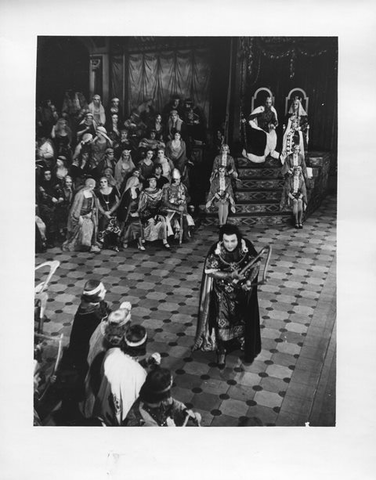 Tannhäuser, Richard Wagner. San Francisco Opera, 1934. Photographer: Lawrence B. Morton/San Francisco Opera.