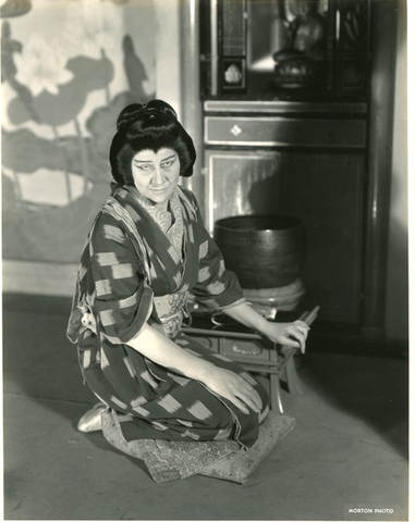 Madama Butterfly, Giacomo Puccini. San Francisco Opera, 1934. Photographer: Lawrence B. Morton/San Francisco Opera.