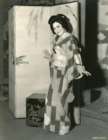 Madama Butterfly, Giacomo Puccini. San Francisco Opera, 1934. Photographer: Lawrence B. Morton/San Francisco Opera.