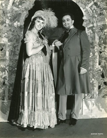 La Rondine, Giacomo Puccini. San Francisco Opera, 1934. Photographer: Lawrence B. Morton/San Francisco Opera.