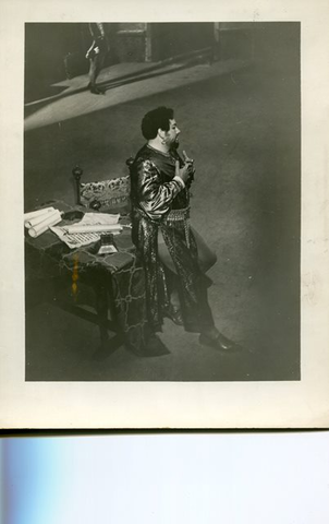 Otello, Giuseppe Verdi. San Francisco Opera, 1934. Photographer: Lawrence B. Morton/San Francisco Opera.