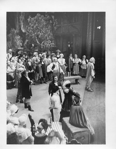 Mignon, Ambroise Thomas. San Francisco Opera, 1934. Photographer: Lawrence B. Morton/San Francisco Opera.