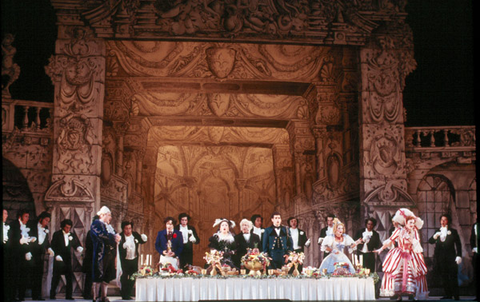 Ensemble, La Cenerentola, Gioachino Rossini. San Francisco Opera, 2002-03. Photographer: Ken Friedman/San Francisco Opera.