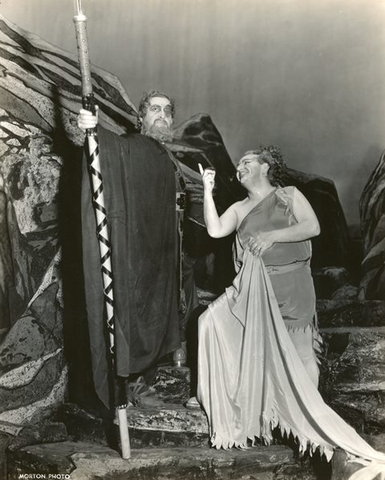 Das Rheingold, Richard Wagner. San Francisco Opera, 1935. Photographer: Franklin and Rognon/San Francisco Opera.