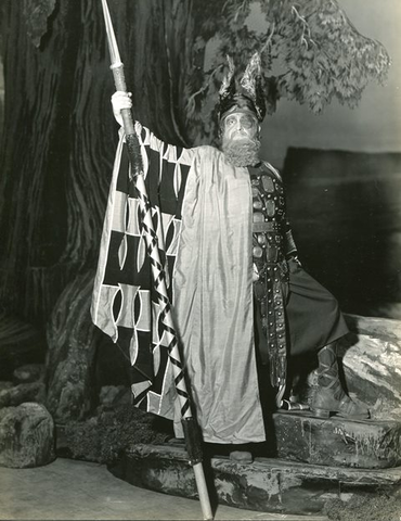 Die Walküre, Richard Wagner. San Francisco Opera, 1935. Photographer: Franklin and Rognon/San Francisco Opera.