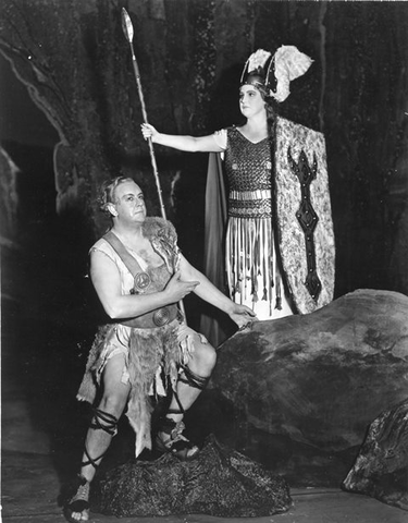 Die Walküre, Richard Wagner. San Francisco Opera, 1935. Photographer: Franklin and Rognon/San Francisco Opera.