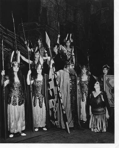 Die Walküre, Richard Wagner. San Francisco Opera, 1935. Photographer: Franklin and Rognon/San Francisco Opera.