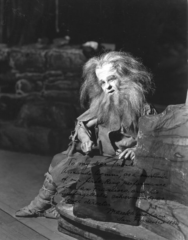 Siegfried, Richard Wagner. San Francisco Opera, 1935. Photographer: Franklin and Rognon/San Francisco Opera.