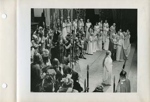 Götterdämmerung, Richard Wagner. San Francisco Opera, 1935. Photographer: Franklin and Rognon/San Francisco Opera.