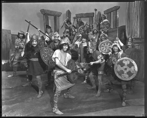 Götterdämmerung, Richard Wagner. San Francisco Opera, 1935. Photographer: Franklin and Rognon/San Francisco Opera.