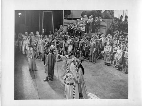 Aida, Giuseppe Verdi. San Francisco Opera, 1935. Photographer: Franklin and Rognon/San Francisco Opera.