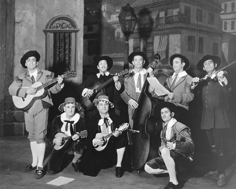 Il Barbiere di Siviglia, Gioachino Rossini. San Francisco Opera, 1935. Photographer: Franklin and Rognon/San Francisco Opera.