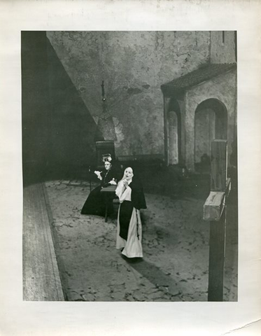 Suor Angelica, Giacomo Puccini. San Francisco Opera, 1935. Photographer: Franklin and Rognon/San Francisco Opera.