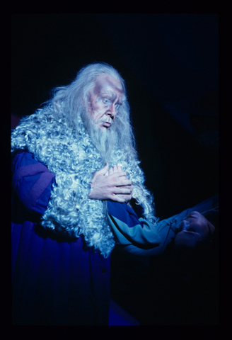 Kevin J. Langan (Timur), Turandot, Giacomo Puccini. San Francisco Opera, 1993-94. Photographer: Marty Sohl/San Francisco Opera.