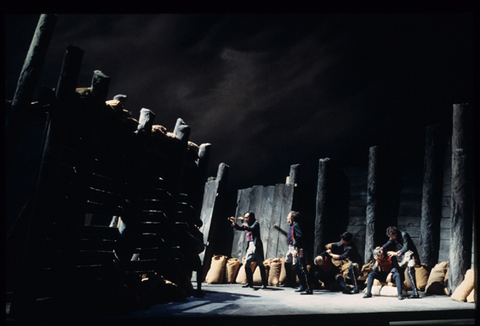 Ensemble, La Forza del Destino, Giuseppe Verdi. San Francisco Opera, 1992-93. Photographer: Marty Sohl/San Francisco Opera.