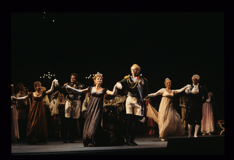 Ensemble, War and Peace, Sergei Prokofiev. San Francisco Opera, 1991-92. Photographer: Marty Sohl/San Francisco Opera.