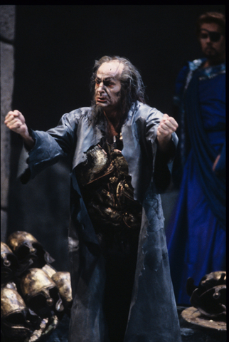 Tom Fox (Alberich), Das Rheingold, Richard Wagner. San Francisco Opera, 1989-90. Photographer: Marty Sohl/San Francisco Opera.