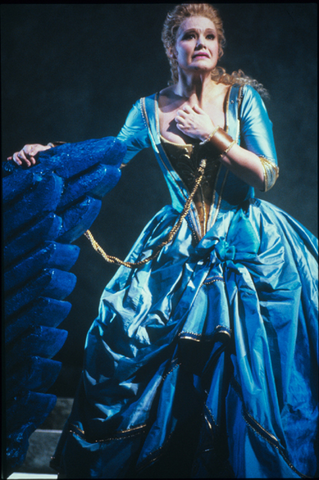 Karita Mattila (Ilia), Idomeneo, Wolfgang Amadeus Mozart. San Francisco Opera, 1989-90. Photographer: Ron Scherl/San Francisco Opera.