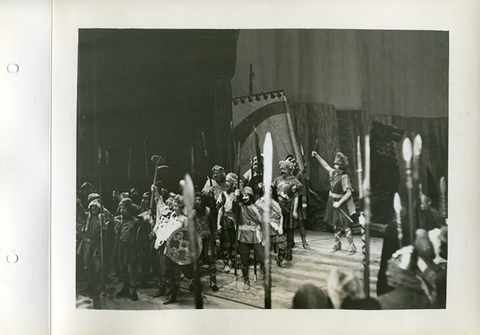 Götterdämmerung, Richard Wagner. San Francisco Opera, 1936. Photographer: Lawrence B. Morton/San Francisco Opera.