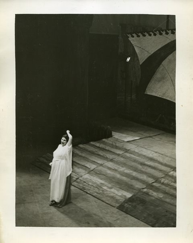 Götterdämmerung, Richard Wagner. San Francisco Opera, 1936. Photographer: Lawrence B. Morton/San Francisco Opera.