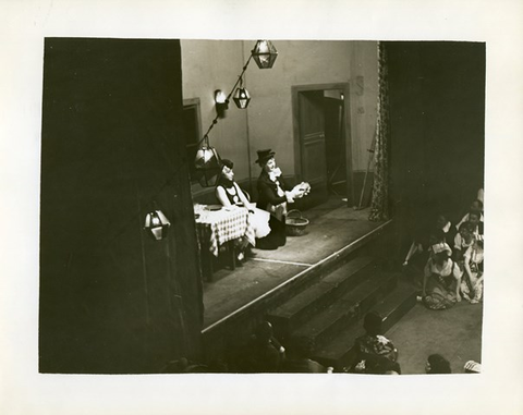 Pagliacci, Ruggero Leoncavallo. San Francisco Opera, 1936. Photographer: Lawrence B. Morton/San Francisco Opera.