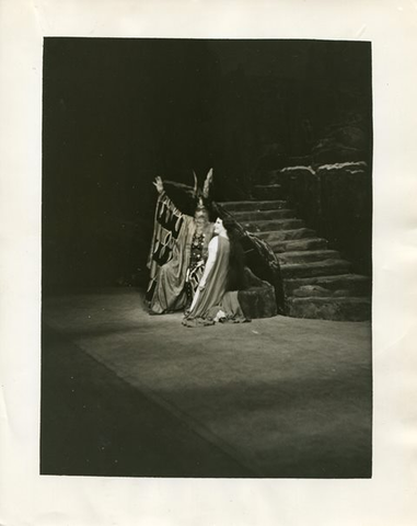 Die Walküre, Richard Wagner. San Francisco Opera, 1936. Photographer: Lawrence B. Morton/San Francisco Opera.