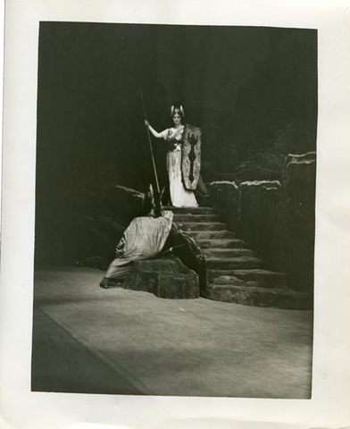 Die Walküre, Richard Wagner. San Francisco Opera, 1936. Photographer: Lawrence B. Morton/San Francisco Opera.