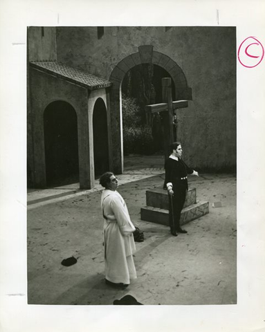 La Forza del Destino, Giuseppe Verdi. San Francisco Opera, 1936. Photographer: Lawrence B. Morton/San Francisco Opera.