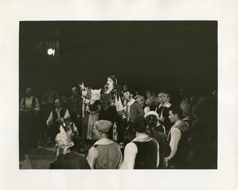 La Forza del Destino, Giuseppe Verdi. San Francisco Opera, 1936. Photographer: Lawrence B. Morton/San Francisco Opera.