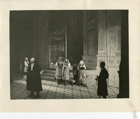 Tosca, Giacomo Puccini. San Francisco Opera, 1936. Photographer: Lawrence B. Morton/San Francisco Opera.