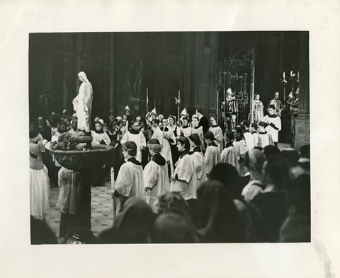 Tosca, Giacomo Puccini. San Francisco Opera, 1936. Photographer: Lawrence B. Morton/San Francisco Opera.