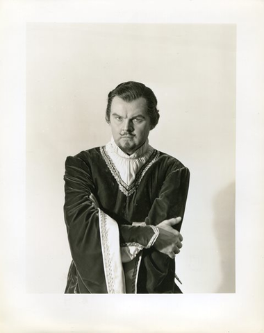 Otello, Giuseppe Verdi. San Francisco Opera, 1936. Photographer: Lawrence B. Morton/San Francisco Opera.