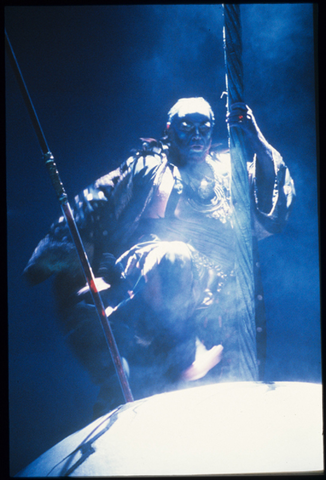 Walter Berry (Klingsor), Parsifal, Richard Wagner. San Francisco Opera, 1988-89. Photographer: Ron Scherl/San Francisco Opera.