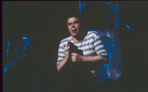 Ermanno Mauro (Canio), Pagliacci, Ruggero Leoncavallo. San Francisco Opera, 1985-86. Photographer: C. Csavossy/San Francisco Opera.