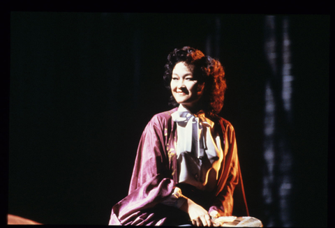 Li-Chan Chen (Monica), The Medium, Gian Carlo Menotti. San Francisco Opera, 1985-86. Photographer: Ron Scherl/San Francisco Opera.