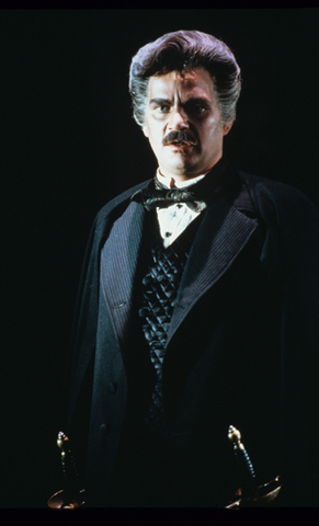 Wolfgang Brendel (Don Carlo), La Forza del Destino, Giuseppe Verdi. San Francisco Opera, 1986-87. Photographer: Ron Scherl/San Francisco Opera.