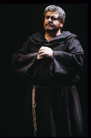 Carlo Cossutta (Don Alvaro), La Forza del Destino, Giuseppe Verdi. San Francisco Opera, 1986-87. Photographer: Ron Scherl/San Francisco Opera.