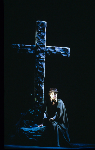 Maria Slatinaru (Leonora), La Forza del Destino, Giuseppe Verdi. San Francisco Opera, 1986-87. Photographer: Ron Scherl/San Francisco Opera.