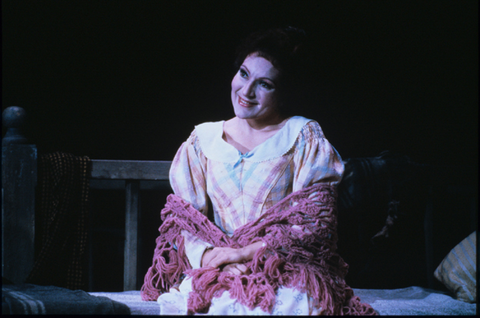 Nelly Miricioiu (Mimì), La Bohème, Giacomo Puccini. San Francisco Opera, 1986-87. Photographer: Ron Scherl/San Francisco Opera.