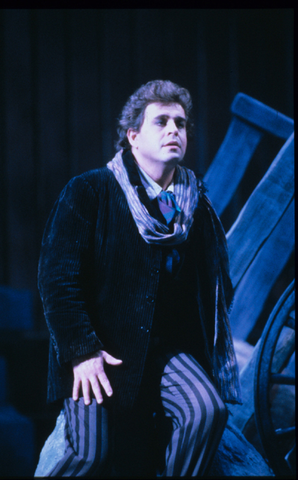 Alberto Cupido (Rodolfo), La Bohème, Giacomo Puccini. San Francisco Opera, 1986-87. Photographer: Ron Scherl/San Francisco Opera.