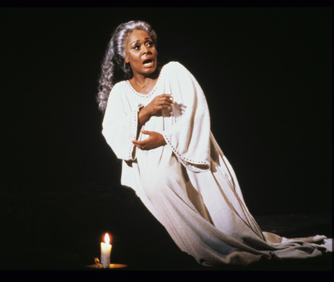 Shirley Verrett (Lady Macbeth), Macbeth, Giuseppe Verdi. San Francisco Opera, 1986-87. Photographer: Ron Scherl/San Francisco Opera.