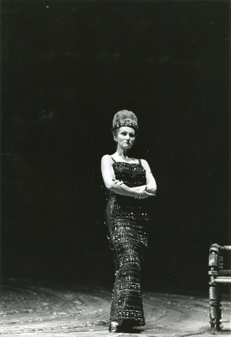 Sona Cervena (Herodias), Salome, Richard Strauss. San Francisco Opera, 1970. Photographer: Margaret Norton/San Francisco Opera.