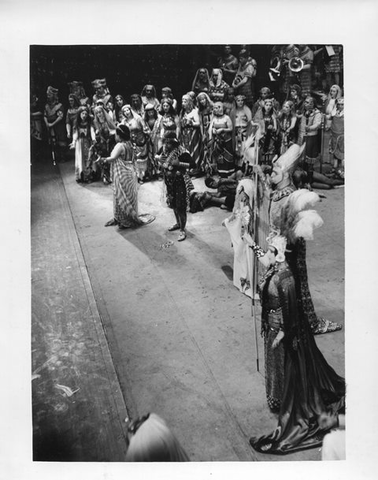 Aida, Giuseppe Verdi. San Francisco Opera, 1937. Photographer: Lawrence B. Morton/San Francisco Opera.