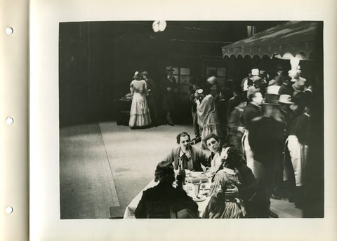 La Bohème, Giacomo Puccini. San Francisco Opera, 1937. Photographer: Lawrence B. Morton/San Francisco Opera.