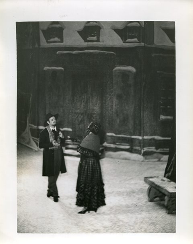 La Bohème, Giacomo Puccini. San Francisco Opera, 1937. Photographer: Lawrence B. Morton/San Francisco Opera.