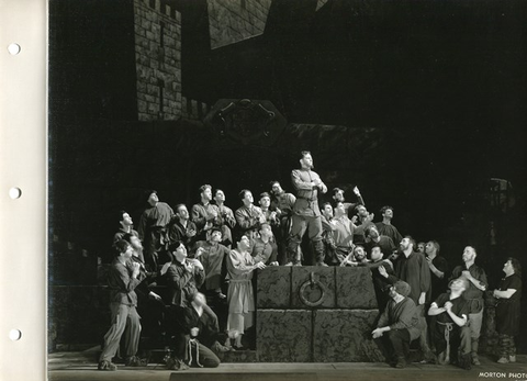 Fidelio, Ludwig van Beethoven. San Francisco Opera, 1937. Photographer: Lawrence B. Morton/San Francisco Opera.