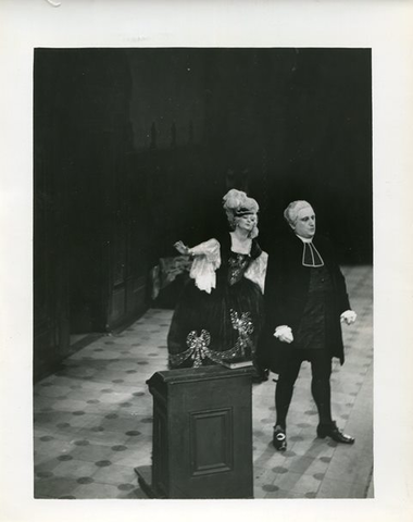 Manon, Jules Massenet. San Francisco Opera, 1937. Photographer: Lawrence B. Morton/San Francisco Opera.