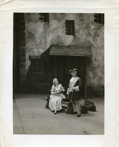 Manon, Jules Massenet. San Francisco Opera, 1937. Photographer: Lawrence B. Morton/San Francisco Opera.