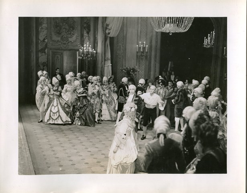 Andrea Chénier, Umberto Giordano. San Francisco Opera, 1938. Photographer: Lawrence B. Morton/San Francisco Opera.