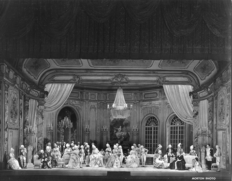 Andrea Chénier, Umberto Giordano. San Francisco Opera, 1938. Photographer: Lawrence B. Morton/San Francisco Opera.